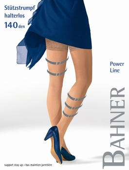 Bahner Support stocking thigh-high 140 perle