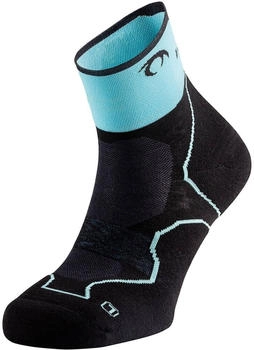 Lurbel Desafio Three Socken schwarz/himmelblau