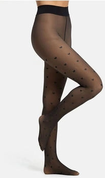 Camano comfort Thermo-Strumpfhose (1132003) black hearts