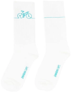 Bavarian Caps Radln Socken weiss