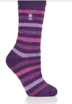 Heat Holders Original Stripe Socks (BSLHH468G1PUR) lila/rosa