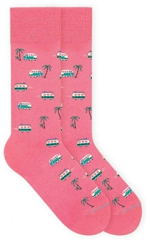 Von Jungfeld Van Life Bio-Socken korallenrosa