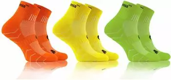 Sesto Senso Bunte Laufsocken 3 Paar orange