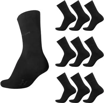 Bugatti Basic Herren Socken 6er-Pack schwarz