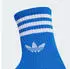 Adidas 3-Streifen Crew Socken Paar scarlet blau weiß