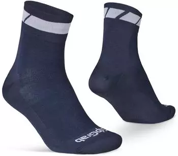 GripGrab Classic Regular Cut Sommer Socken marineblau/blau