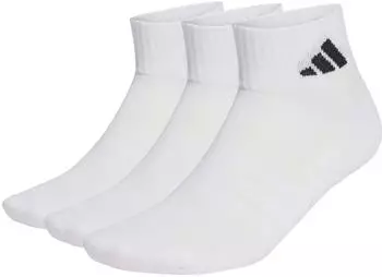 Adidas CUSHIONED SPORTSWEAR ANKLE SOCKEN 3ER-PACK White / White / Black (JZ0523)