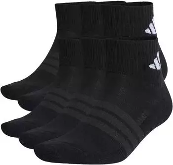 Adidas Cushioned Essentials Ankle Socken 6er-Pack Black / Black / White (KE5496)