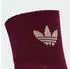 Adidas Mid Crew Socken 3 Paar White / Stone Khaki / Maroon (KD8273)