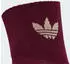 Adidas Mid Crew Socken 3 Paar White / Stone Khaki / Maroon (KD8273)
