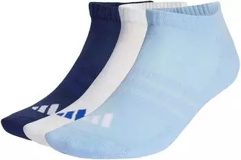 Adidas Gepolsterte Essentials Low Cut Socken 3er-Pack Dark Blue / White / Glow Blue (KC9620)