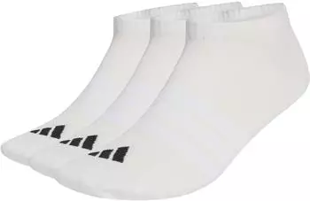 Adidas THIN&LIGHT ESSENTIALS LOW CUT SOCKEN 3ER-PACK White / White / Black (JZ0533)
