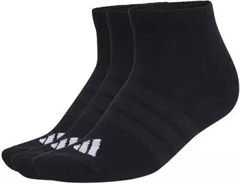 Adidas Gepolsterte Essentials Low Cut Socken 3er-Pack Black / Black / White (KD6720)