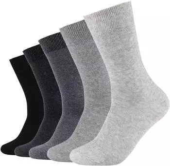 s.Oliver Unisex Socken im 5er-Pack - schwarz grau weiß 6010537.9997.