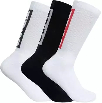 HUGO 3P QS Back Label CC Freizeitsocken 3er-Pack (HGO9b97001000001) rot/schwarz/weiß