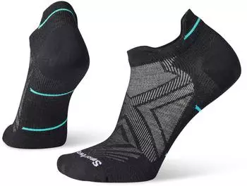 Smartwool Run Zero Cushion Stripe Low Ankle Socks (SW001668) schwarz
