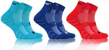 Sesto Senso Quarter Running Socken 3 Paar blau