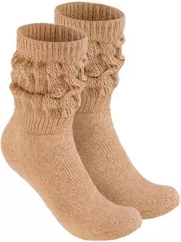 Brubaker Slouch Socken Fitness Dance Yoga Gymnastik beige