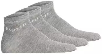 Bugatti Sneaker Socken 9er-Pack (6765-152-43-46) grau