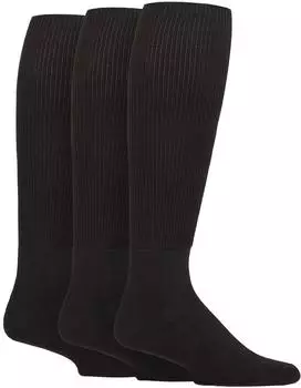 IOMI Footnurse Bamboo gepolsterte Diabetiker Socken (IOMBD) schwarz