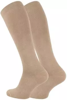 Cotton Prime Kniestrümpfe mit weichem Griff (2038) beige