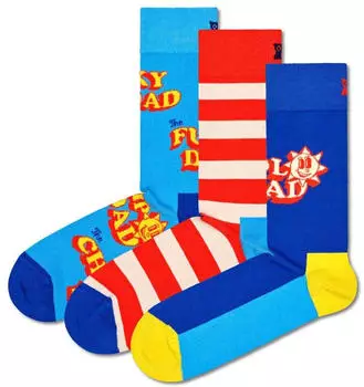 Happy Socks Father's Day Socken, 3er-Pack mischfarben