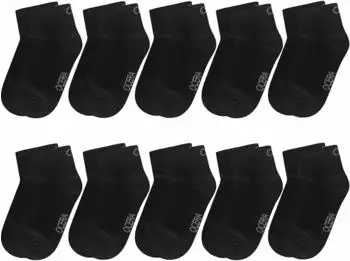 OCERA Kinder Kurzschaft Socken schwarz