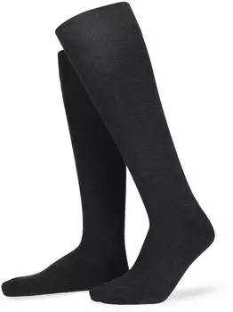 Hudson Relax Woolmix Clima Kniestr&uuml;mpfe druckfreier Bund (014930) anthrazit meliert