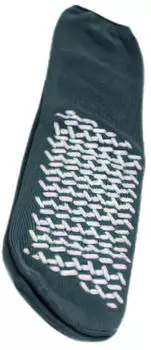 Medi-Inn Anti-Rutsch-Socken beidseitig beschichtet schwarz