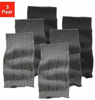 Lavana by Otto Boot Socken (20150869) anthrazit meliert/grau meliert/schwarz