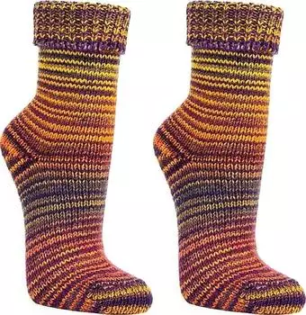 Wowerat Wollsocken Skandinavien-Style (2198) gelb-lila