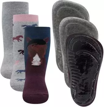 Ewers Pferd Stoppersocken SoftStep mit Antirutschsohle