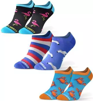 Sesto Senso OddSocks Füßlinge 3 Paar (39-42) mehrfarbig