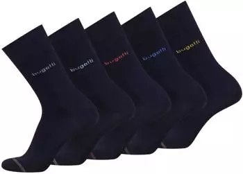 Bugatti 5er-Pack Baumwollsocken dark navy