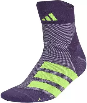 Adidas RUNxADIZERO Socken 1 Paar Aurora Plum / White / Solar Yellow (KD6995)