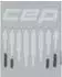 CEP Core Run Merino Socks Mid Cut Men grey/white