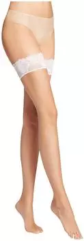 Wolford Satin Touch 20 Stay-Up (20207) fairly light/white