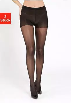 Lascana Stützstrumpfhose 40 DEN mit Formeffekt (319160) schwarz
