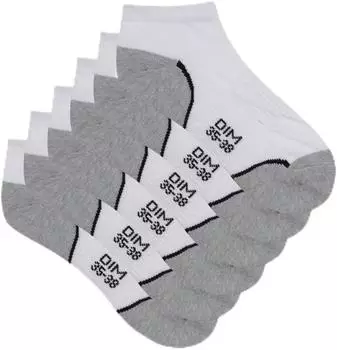 Dim Sport Impact Light Kurzsocken (05US3) weiß/grau