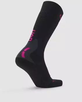 UYN One Alpine Merino Skisocken (S100378) schwarz/pink