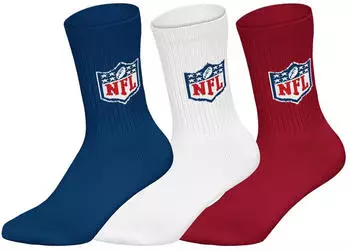 NFL 6 Pack Crew Socks (TB_NFL-6P-SS) bunt/grün