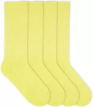 Von Jungfeld Plain Classics Socken gelb