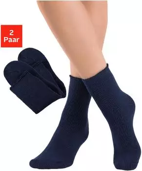 Lavana by Otto Thermosocken mit flauschiger Innenseite (21532110) marine