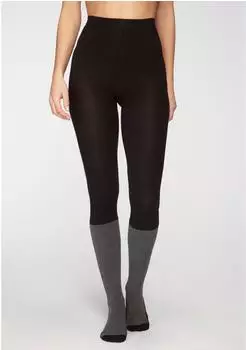 Lavana by Otto Thermosan Strickleggings (44949233) schwarz grau