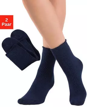 Lavana by Otto Thermosocken mit flauschiger Innenseite (21532110) marine/blau