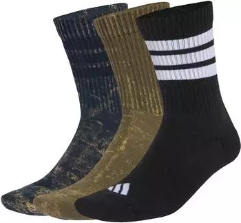 Adidas Stonewash Crew Socken 3 Paar Aurora Ink / Olive Strata / Black / White (KC9607)