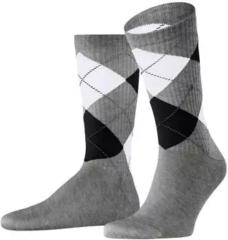 Burlington Rib Court Socken (3223) lt. heather