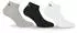 Fila Invisible Plain Socken 3er-Pack weiß/schwarz/grau