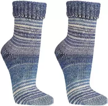 Wowerat Wollsocken Skandinavien-Style wie von Oma handgestrickt (2198) jeans