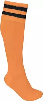 Proact Sportswear Gestreifte Sportsocken (PA015) sun orange/schwarz